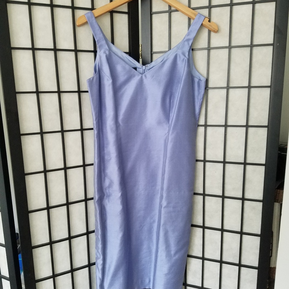 Dana Buchman Silk Periwinkle Dress